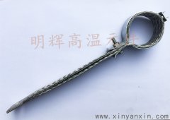 硅碳棒双层带环编织带夹具 螺丝紧固 接触好